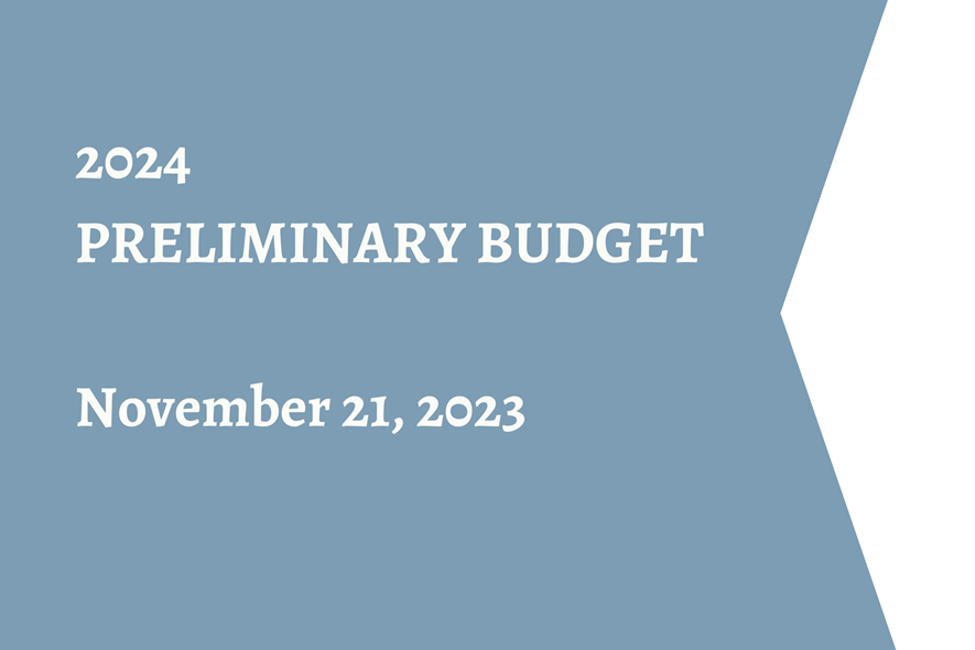 2024 Preliminary Budget