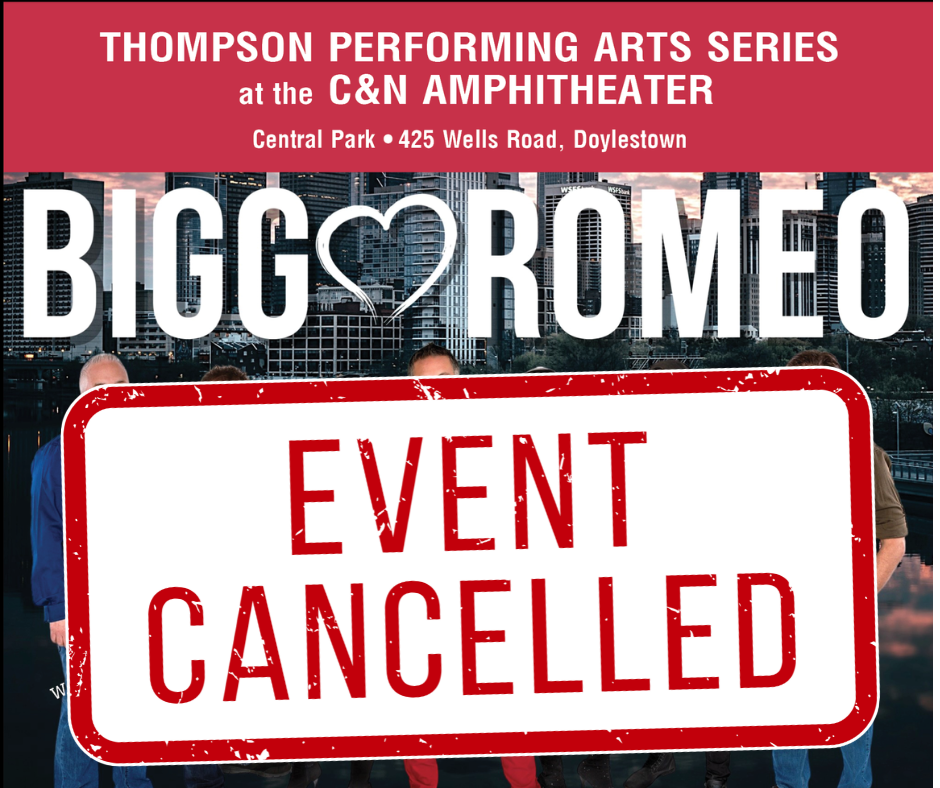 Concert Cancellation Notice Doylestown Township