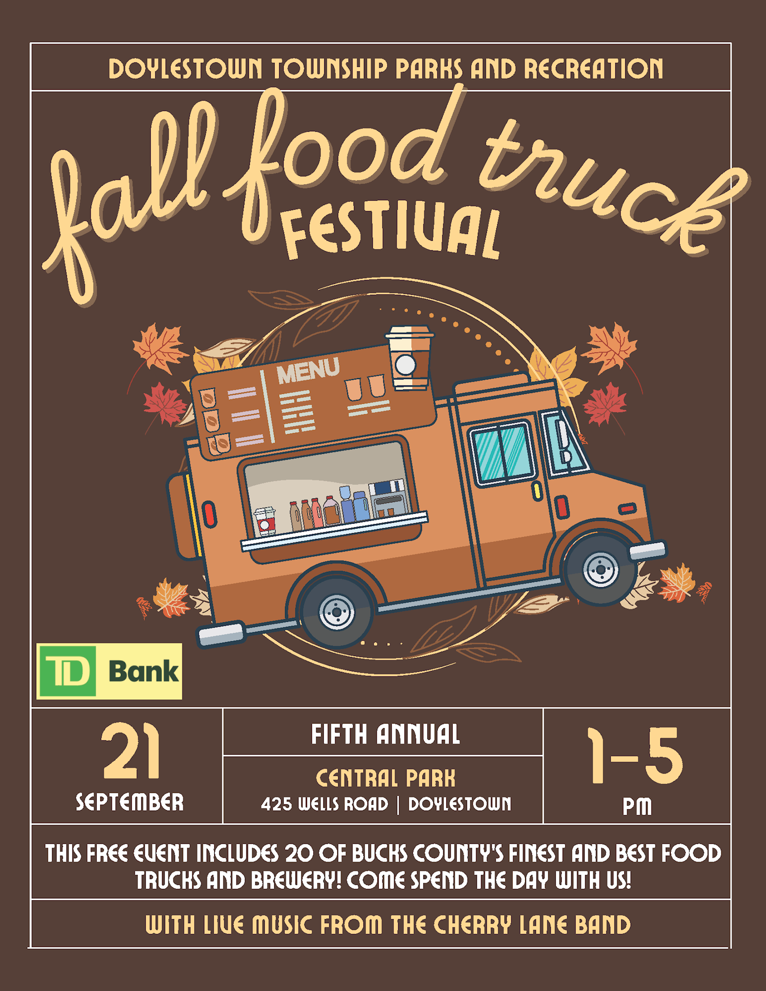 2025 Fall Food Truck Fest Flyer