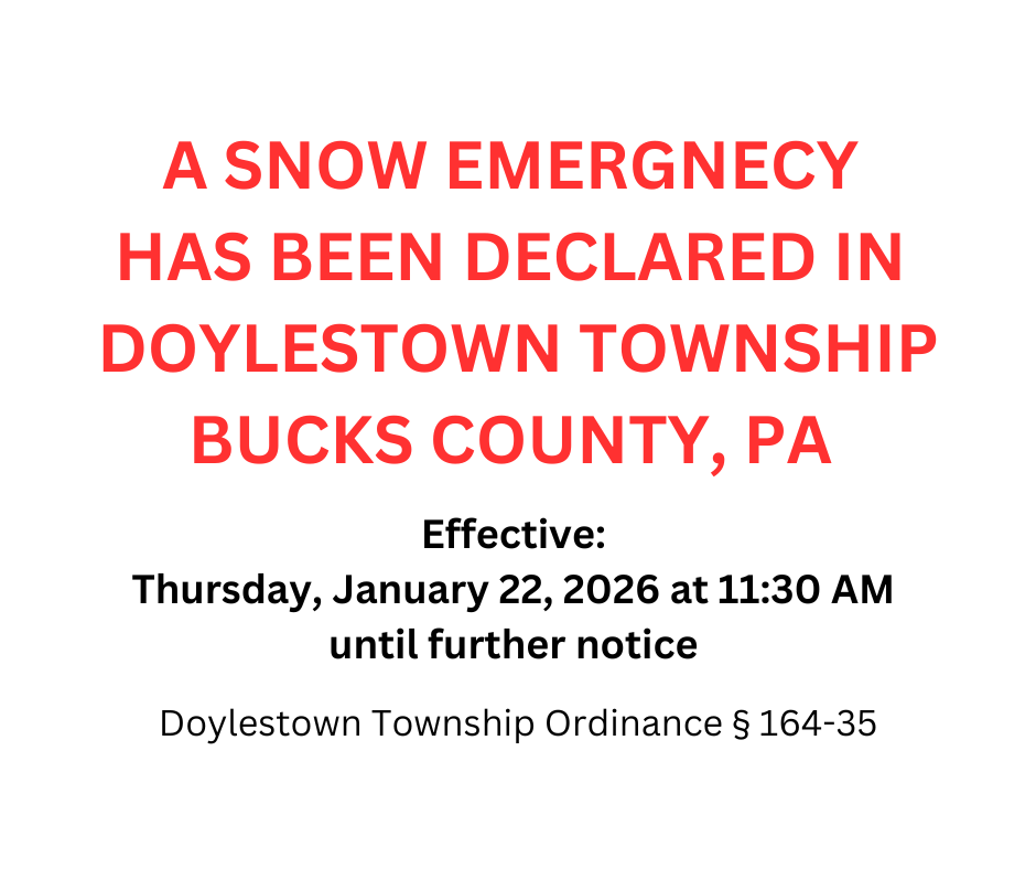 Snow Emergency Declaration