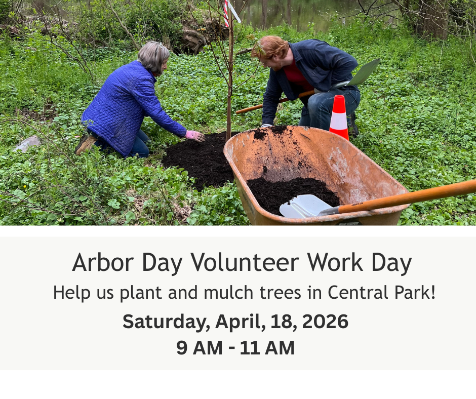 Arbor Day Tree Planting & Mulching Work Day Event in Central Park