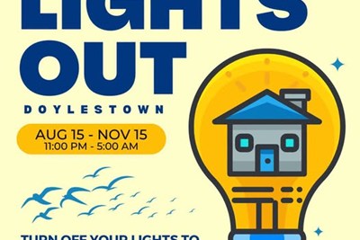 Join Doylestown in Going Lights Out for Birds!